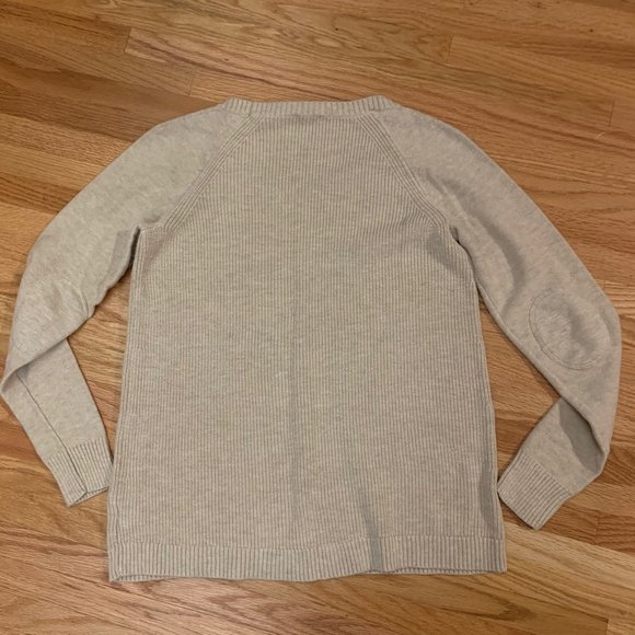 2/$30 Talbots Crew Neck Sweater Taupe XS - Picture 3 of 8
